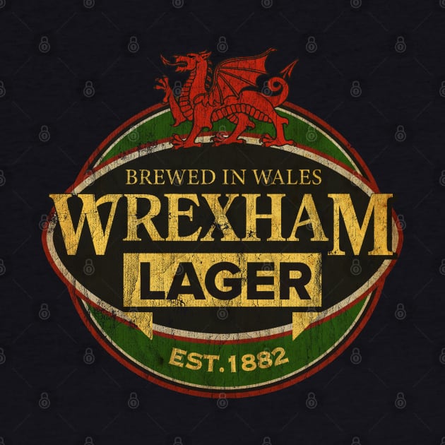 WREXHAM LAGER VINTAGE TEXTURE by handokostore